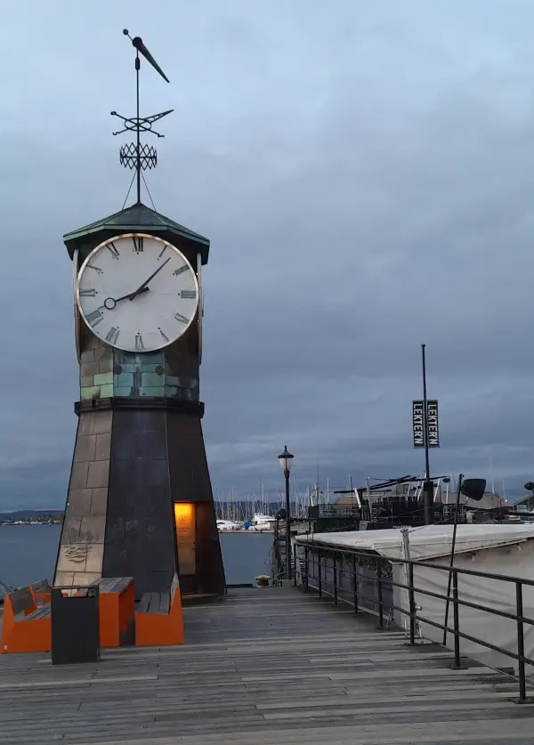 zegar-na-nabrzezu-aker-brygge